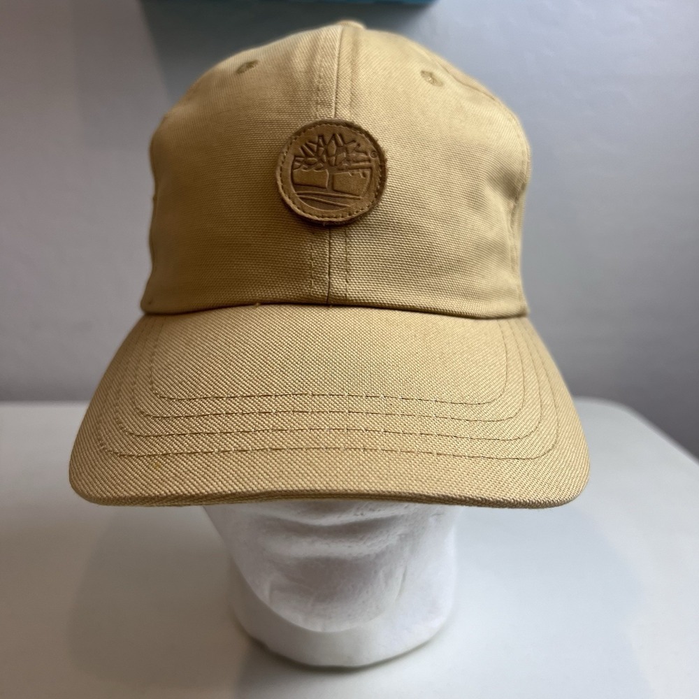 Timberland Hat Strapback Tree Logo Patch Yellow/T… - image 1